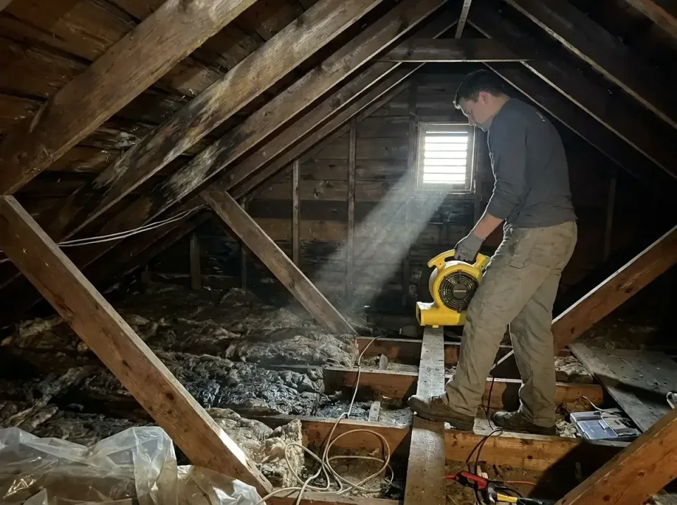 attic-water-damage-drying-proc-007 — frequently asked questions, Emergency Water Extraction & 24/7 Flood Response in Palm De…